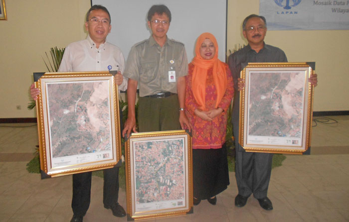 Lapan Serahkan Data Satelit ke Kementan dan Sembilan Instansi Pemerintah